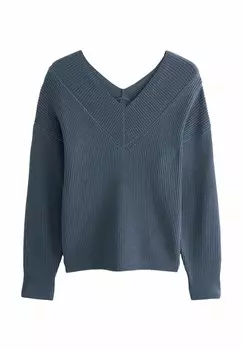 Свитер V-NECK Next, синий