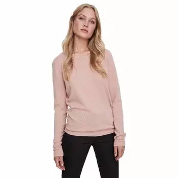 Свитер Vero Moda Care Structure, розовый