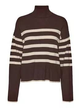 Свитер Vero Moda HAPPINESS, коричневый