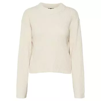 Свитер Vero Moda Hilde O Neck, бежевый