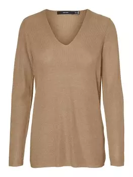 Свитер Vero Moda NEWLEXSUN, темно-бежевый