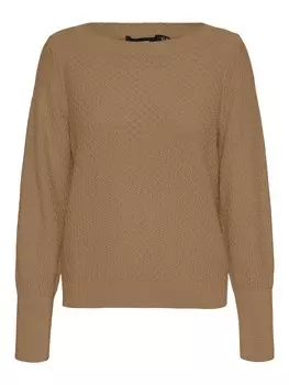 Свитер VERO MODA WAFFY, коричневый