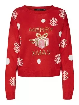 Свитер Vero Moda Xmas, красный
