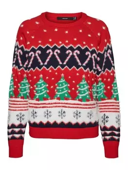 Свитер Vero Moda Xmas, красный