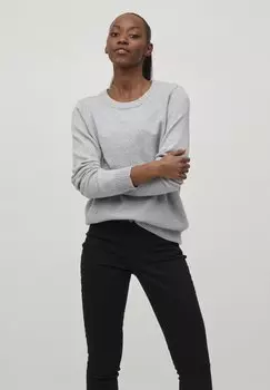 Свитер VILA Viril O Neck, серый