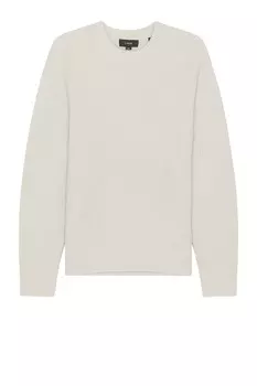 Свитер Vince Boiled Cashmere Thermal Crew, белый