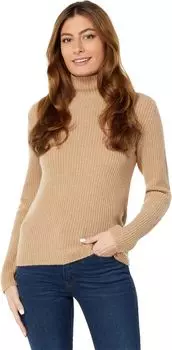 Свитер Vince Shaker Rib Turtleneck, кэмел