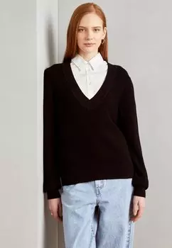 Свитер Vneck Basic Esprit, черный