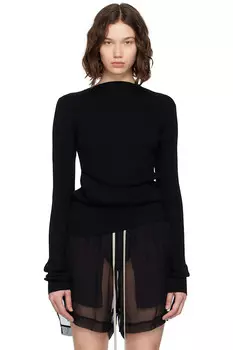 Свитер в рубчик Concordians Babel Rick Owens, черный