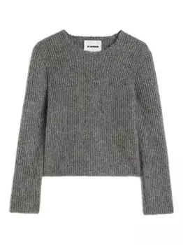 Свитер в рубчик JIL SANDER, серый