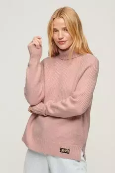 Свитер в рубчик Superdry, розовый