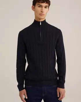 Свитер WE Fashion, темно-синий