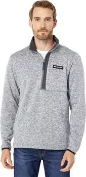 Свитер Weather на молнии 1/2 Columbia, цвет City Grey Heather/Shark