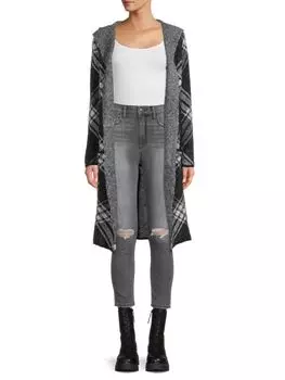 Свитер winston в клетку с капюшоном Joseph A Austin plaid