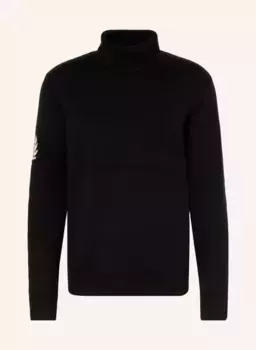 Свитер-водолазка лавр Fred Perry, черный