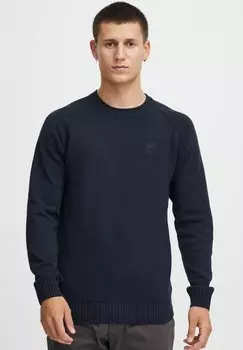 Свитер вязаный IDTORIN INDICODE JEANS, цвет navy