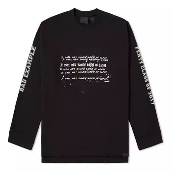 Свитер x rihanna fenty long sleeve crew neck 'black' Puma, черный