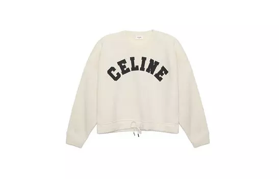 Свитер женский Celine кашемировый, белый