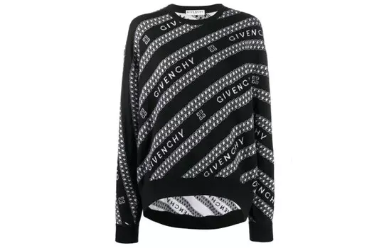 Свитер женский Givenchy, черный / серый