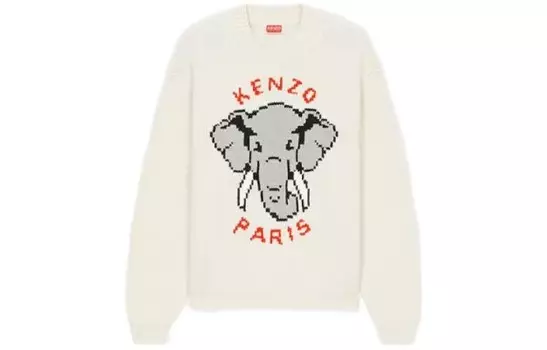 Свитер женский Kenzo Pixels, белый