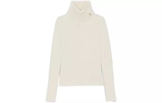 Свитер женский Saint Laurent кашемировый, белый