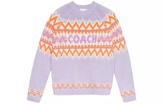 Свитер женский сиреневый Coach