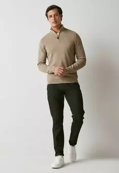 Свитер Zip Neck Next, цвет neutral