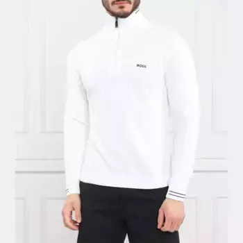 Свитер Zolet стандартного кроя Boss, белый