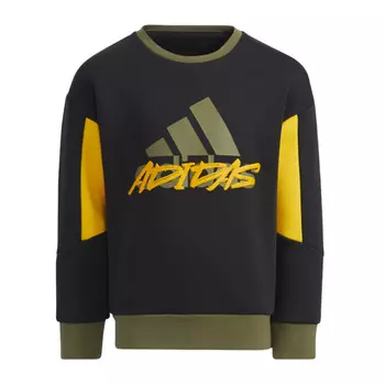 Свитшот Adidas Kids Fleece Crewneck, черный