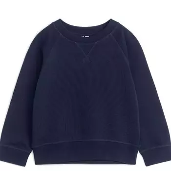 Свитшот Arket Cotton Unisex, темно-синий