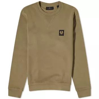 Свитшот Belstaff Patch, цвет True Olive