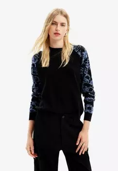 Свитшот Desigual РУКАВА, черный