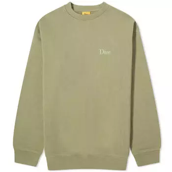 Свитшот Dime Classic Small Logo, цвет Army Green