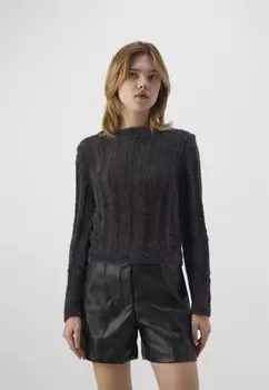 Свитшот Even&Odd, цвет purple/black