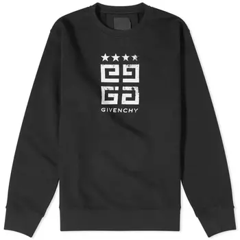 Свитшот Givenchy 4G Stamp Logo, черный