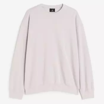 Свитшот H&M Relaxed Fit, розовый