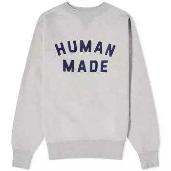 Свитшот Human Made Logo, серый