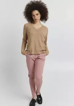 Свитшот ICHI КАМАРА, цвет mottled beige