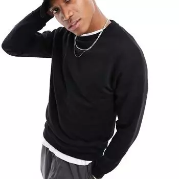 Свитшот Jack & Jones Oversized, черный