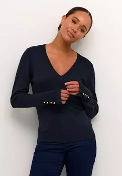 Свитшот Kaffe КАЛИЗЗА, цвет midnight marine