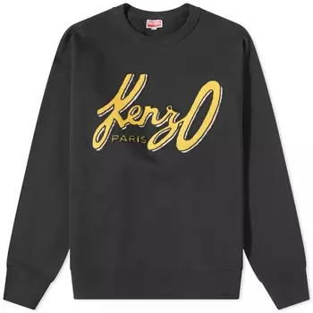 Свитшот Kenzo Archive Logo Crew, черный