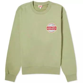 Свитшот Kenzo Globe, цвет Sage