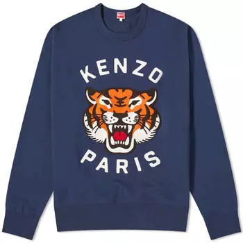 Свитшот Kenzo Lucky Tiger, темно-синий