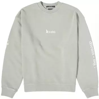 Свитшот Ksubi Dreaming Biggie Crew, серый