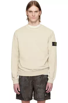 Свитшот Mafil с эффектом потертости Stone Island, цвет sand