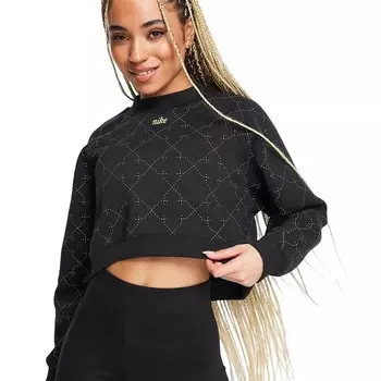 Свитшот Nike Training Novelty Therma-FIT Printed, черный