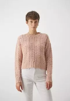 Свитшот ONLY ONLCASEY CABLE, цвет rose smoke