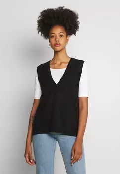 Свитшот ONLY ONLDALLAS V-NECK, черный