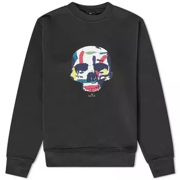Свитшот Paul Smith Skull Crew, черный