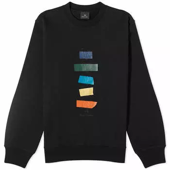 Свитшот Paul Smith Taped Rabbits, черный